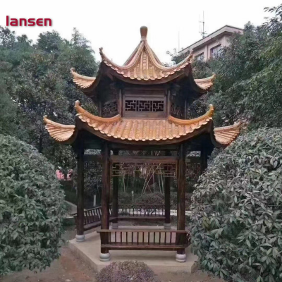 古建六角亭子按圖紙報(bào)價(jià) 園林景觀亭子 涼亭工程合作 上門測量尺寸